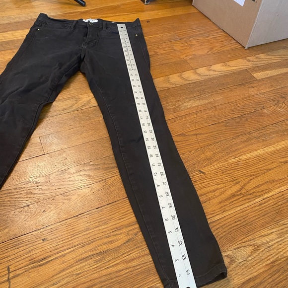 FRAME Le High Skinny Jeans Black Size 29 - Picture 3 of 10